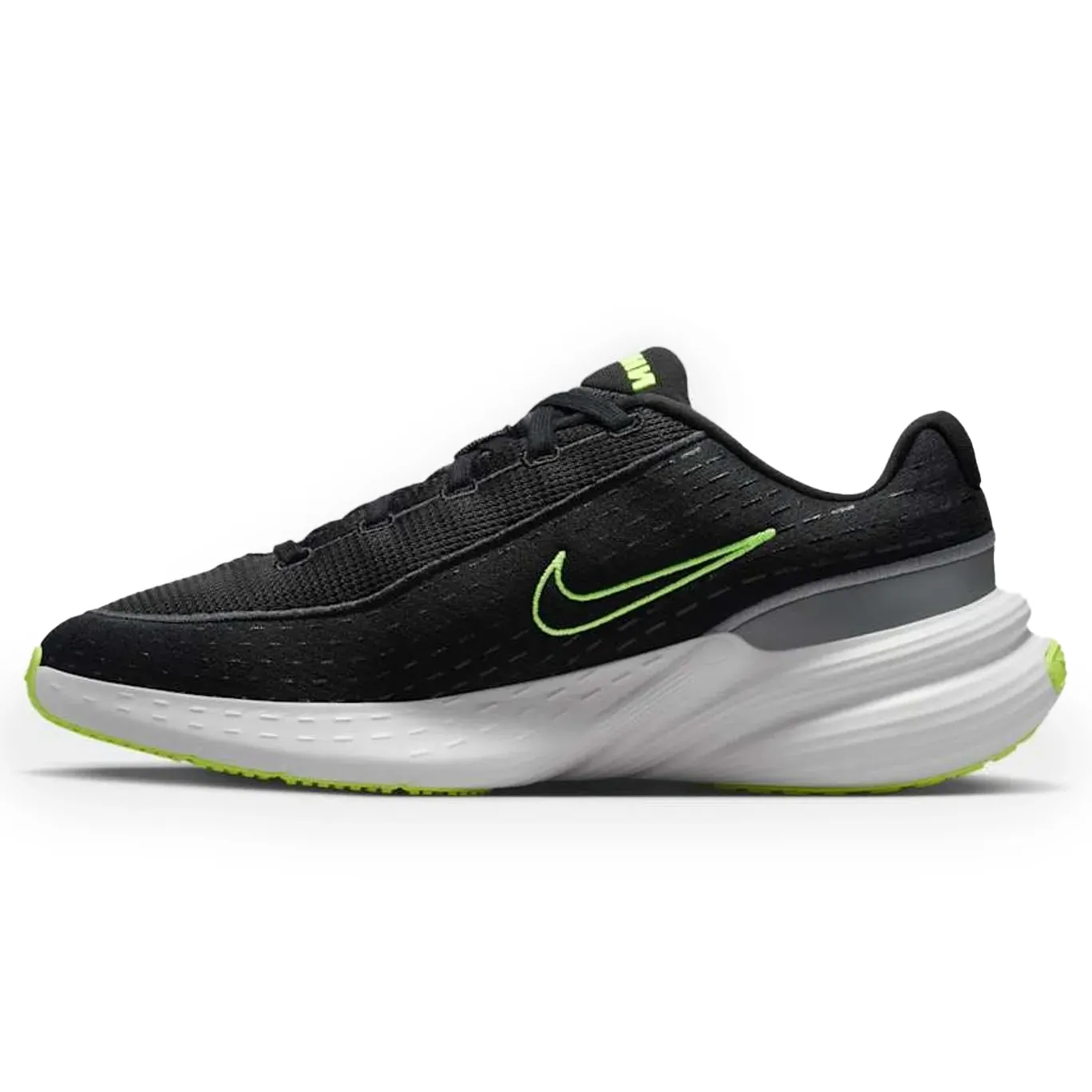 Tênis Nike Uplift SC Preto Masculino vista lateral para seção de ajuste